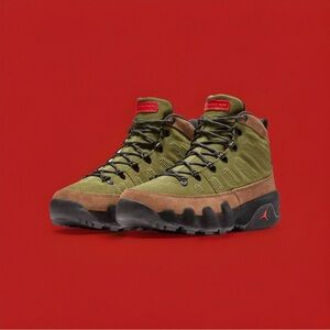 Jordan Men's Olive Hiking Shoes